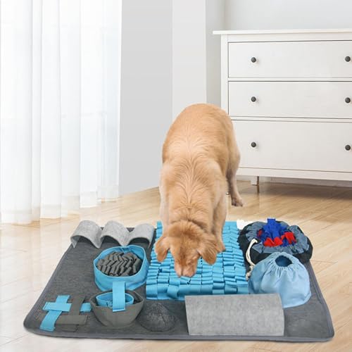 Tapete farejador para cães, Tapete farejador para cães,Almofada quadrada para cheirar | Jogos intera