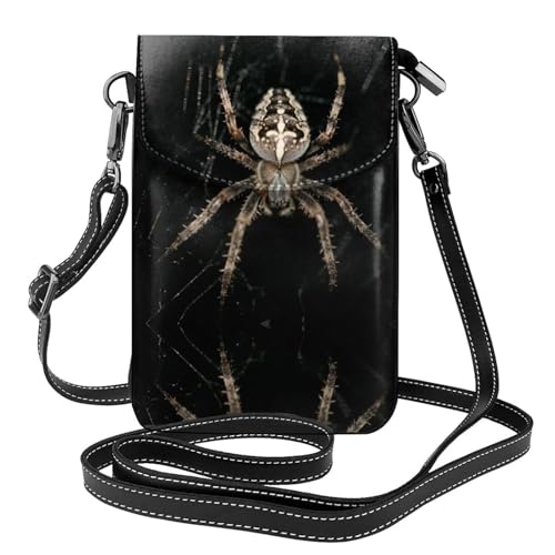 Sac à bandoulière araignée effrayante en matériau doux de voyage