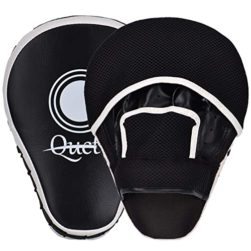 Queta Pratzen PU Handpratzen 1 Paar Trainerpratzen für Kickboxen Boxen Muay Thai Bewegung Karate Taekwondo Martial Arts