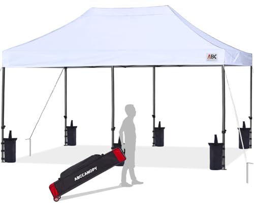 Image of ABCCANOPY Patio Pop Up Canopy Tent 8x16 Commercial-Series (White)