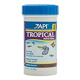 API TROPICAL MINI PELLETS Mini Sinking Pellets Fish Food 1.7-Ounce Container