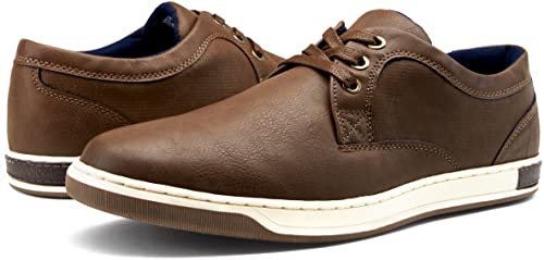 Image of Jousen Men's Fashion Sneakers Classic Retro Casual Shoes for Men Breathable Business Dress Sneaker