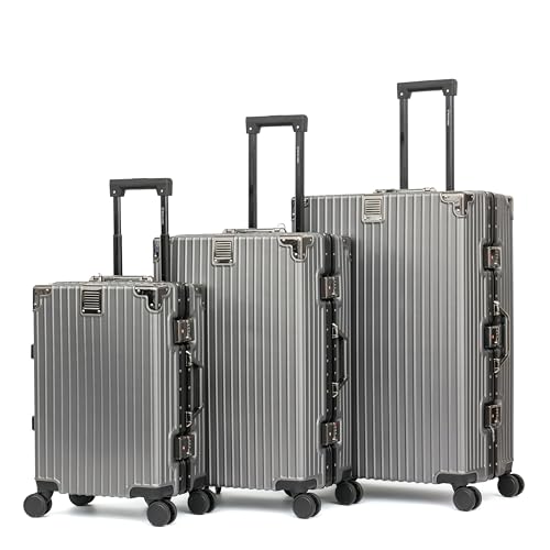 Royal Swiss ® 3 Valises de Luxe, 4 Roues, Serrure TSA,...