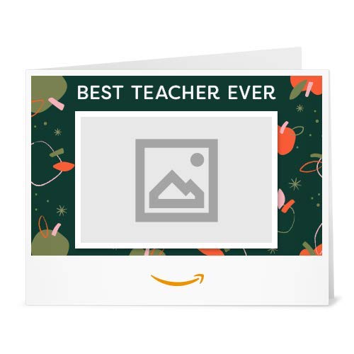 Amazon Gift Card Print Best Teacher Apples (Your Upload