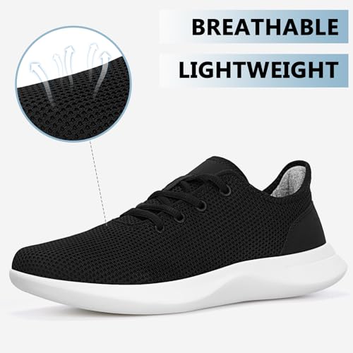 Sneakers for Women Men, Walking Shoes Tree Women’s Runner Sneakers with Arch Support, Comfortable Lightweight Walking Sneakers, Non Slip Athletic Tennis Running Shoes for Gym Workout Yoga Walking2