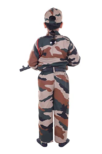 Image of Raj Costume Boys Superhero Costume Set with Mask | Blue Red Full Sleeve T-Shirt & Track Pants | Kids Fancy Dress for Birthday Party, School Function | Stretchable Comfortable | 6-7 Years