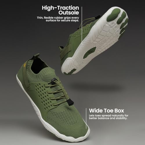 Image of CULT FlexKnit Barefoot Training Shoes | Minimalist Shoes | Zero Drop | Wide Feet Fit | Non-Slip Grip | Enhanced Stability & Flexibility | Everyday Wear Training Shoes
