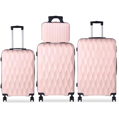Lishetimig 4-Piece Hard Shell Luggage Set Cover