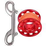 carrete de buceo: carrete de dedo de buceo la apariencia general más texturizada y más conveniente y rápida de usar.