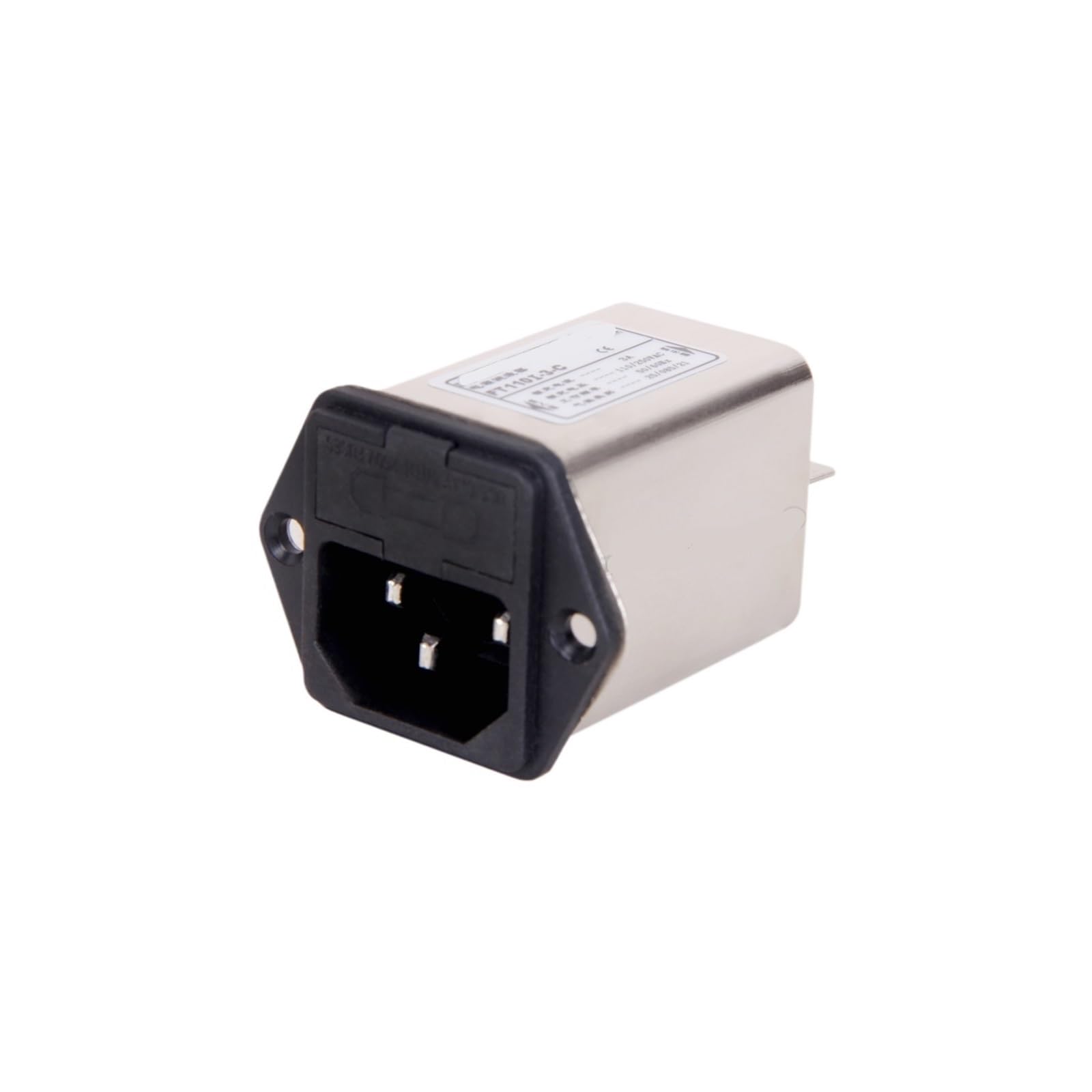 IEC-Steckdosen-Netzfilter mit Doppelsicherung 220 V FT110I-3-C