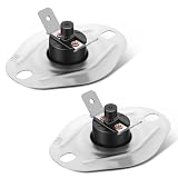 Enhon Furnace Flame Rollout Limit Switch Compatible with Carrier Bryant Payne Furnaces, Compatible with HH18HA452 L250, Furnace Replacement Limit Switches (2 Pack)