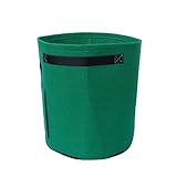  Toddmomy De Culture De Pommes De Terre De Taille Moyenne Erin Grow Bags pour Plantation en Extérieur De Tomates Carottes Oignons Tissu Respirant Et Fenêtre À Rabat Non Tissé Vert Aléatoire