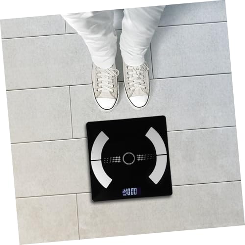 Poids de précision balance pour peser le corps multifonction 26x26 cm recharge usb - 5