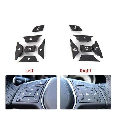 Boutons commande volant Benz W204 W246 pour rénover l'habitacle auto - 4