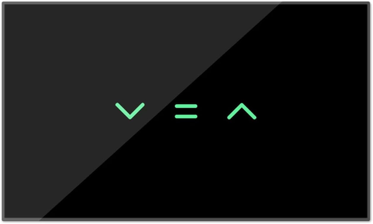 JXQXHCFS Tuya Smart Life WiFi Switch Electric Motorized Curtain Blind Roller Shutter Motor Compatible with Google Home Alexa Voice Control-Style 2 Black Switch