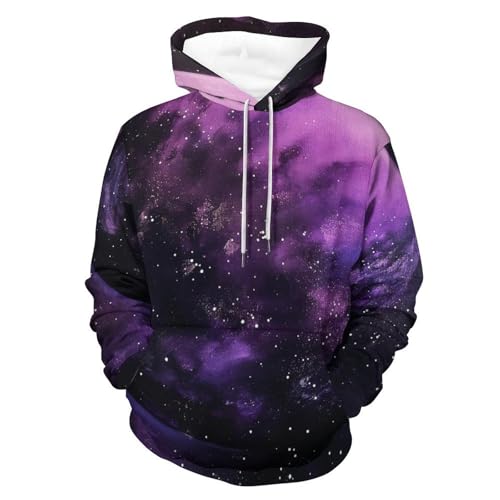 Sweat à capuche Planète Violette le hoodie manches longues anti-froid