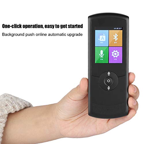 Dispositivo de traductor de idiomas, WIFI portátil Voz inteligente Global Business Travel Traductor en tiempo real 42 Multi-idioma, función de traducción de voz de bolsillo Viaje de aprendizaje