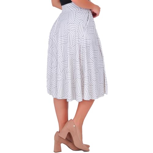 Kit com 3 Saias Godê Evangélica Feminina Sublimada