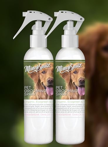 Miracle Spritz Pet Grooming Spray 8oz 2Bottle