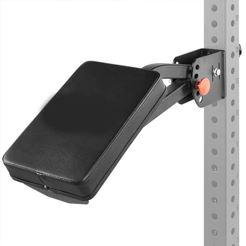 Squat Rack Attachment - Verstellbare Winkel Achsenpolster für Brust oder Rücken Unterstützung - Rudertrainer Fitnessgerät