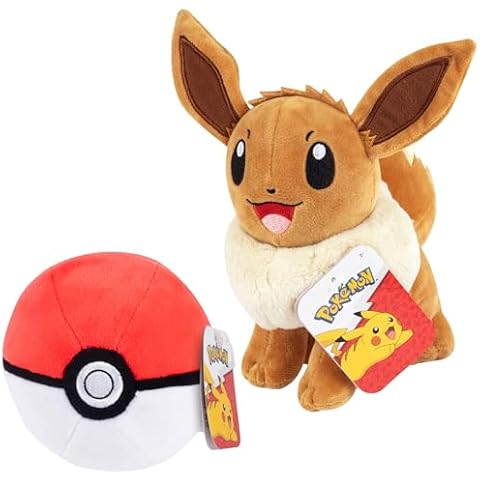 Wicked Cool Toys Eevee Plush and Poke Ball Set Cover