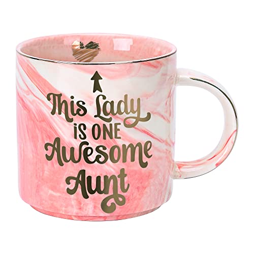 One Awesome Aunt Pink Mug