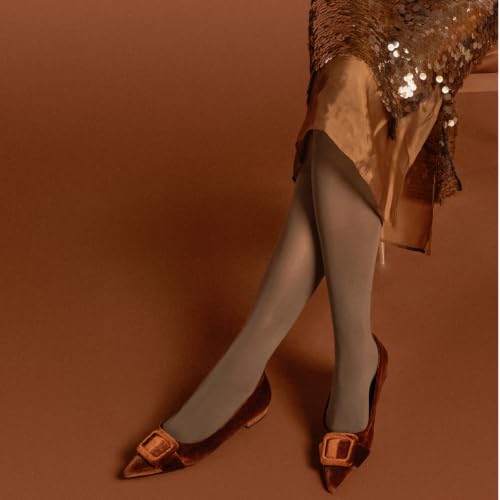 Image of C.Paravano Velvet Flats | Pointed Toe Shoes | Ballet Flats | Dressy Casual