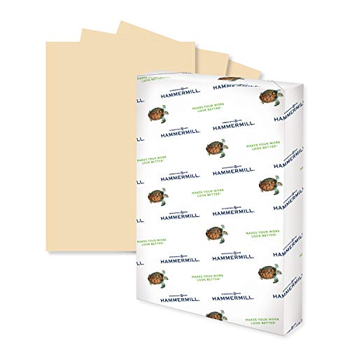 Image of Hammermill 102376 Fore Mp Recycled Colored Paper 20Lb 11 X 17 Tan 500 Sheets-Ream