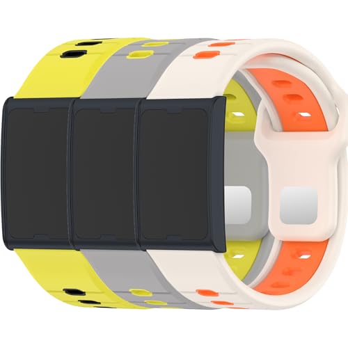 QHBAMD 3-Pack Silicone Bands