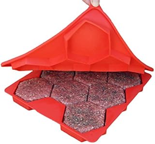 Burger Master Innovative 8 in 1 Burger Press and Freezer Container