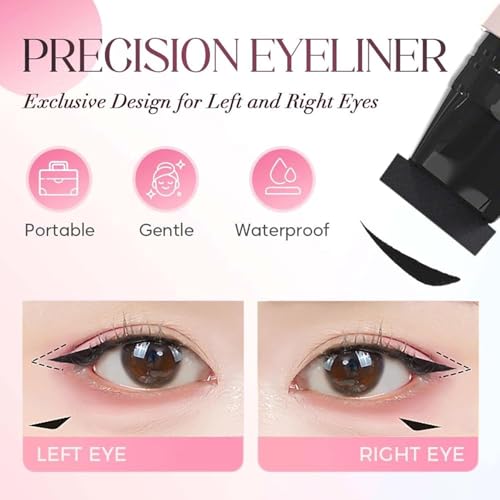 Set 2 delineadores en gel plegable negro y marrón miniatura 7