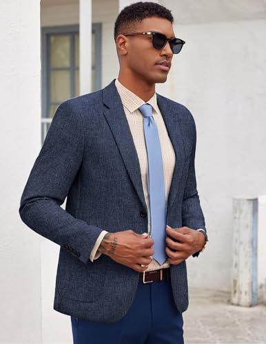 COOFANDY Mens Casual Blazer Slim Fit Sport Coat Lightweight Two Button Suit Jackets - Image 4
