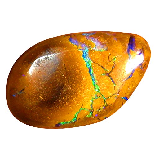 Opale de Koroit multicolore 2.69 ct, idée cadeau idéale sous forme de pierre précieuse brute polie