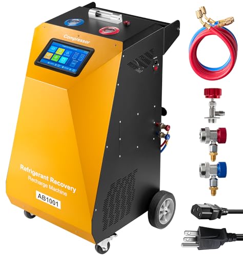Chinrose Fully Automatic Refrigerant Recovery Machine for R134a, Recharging Machine for Hybrid and Non-Hybrid Automotive A/C Systems
