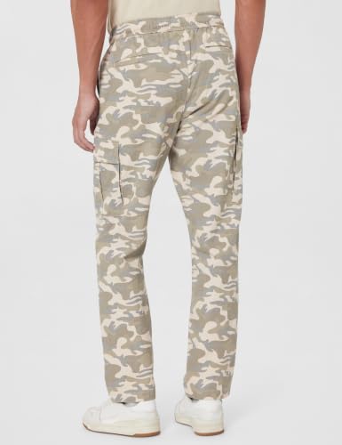 Image of Amazon Brand - Symbol Men's Regular Fit Cargo Trouser (Elasticated Waistband | 100% Cotton | Pants)
