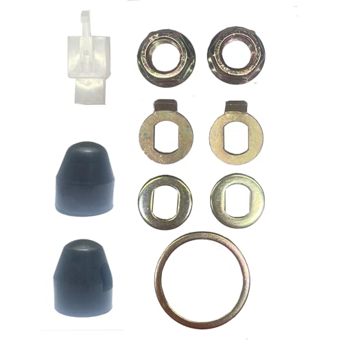 E-Bike Hub Motor Nuts, Bike Safety Washers, 14mm Shaft Screw Cap Washer/Spacer/Nut Cover Electric Bike Hub Lock (14mm)