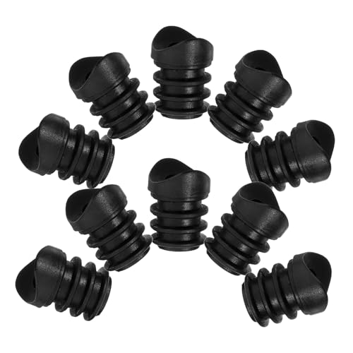 MUSISALY Lot de 20 Manchons de Tige de Roulette Plastique M6, Inserts de Rechange pour Roulettes de Meubles, Protection des Sols, Adaptés Chaises et Tables, Diamètre 19 Mm, Usage