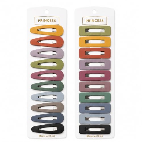 20 pinzas pequeñas para cabello en colores candy miniatura 1