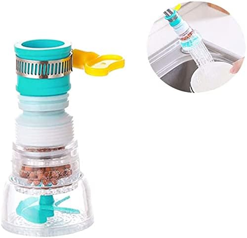 Kitchen Shower, Kitchen Bath Shower Faucet Filter Tap Device Head Nozzle Water saving(blue 2 PCS)