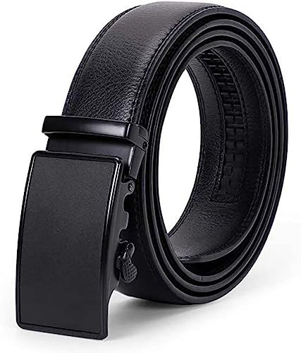 Image of ZORO Men's PU Leather Black Autolock Grip Belt