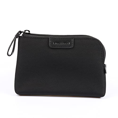 Coin Purse Change Wallet Pouch Nylon Card Holder for Women,Black,Gift wrapping