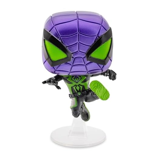 Funko 54695 POP Games: Spider-Man: Miles Morales- Miles (Purple Reign Suit)