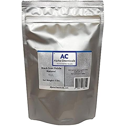 Black Iron Oxide - Fe3O4 - Natural - 5 Pounds Cover