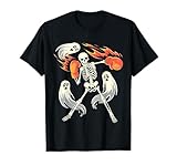Funny Skeleton Boxing Lovers Spooky Halloween Boxer Ghosts T-Shirt