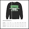 Tee Hunt High AF All Day Everyday Sweatshirt Cannabis Leaf Stoner Funny Pot Hippie Vibe