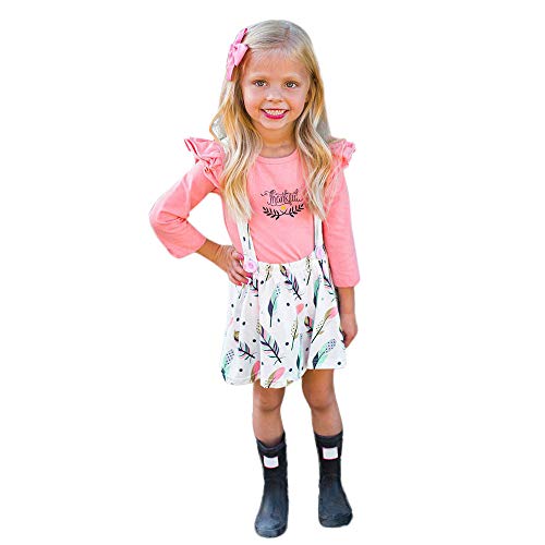 Vestito Abiti Bambina Inverno,Bambini Ragazze Knitted Maglione Inverno Pullover Uncinetto Tutu Vestito Top Abiti