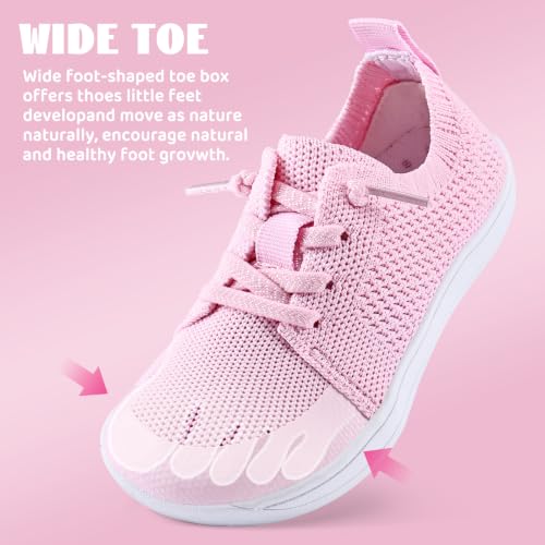 Image of WateLves Toddler Little Kids Wide Barefoot Shoes Boys Girls Minimalist Sneakers Lightweight Breathable Walking Shoes | Naturally Splay | Flexible Fit