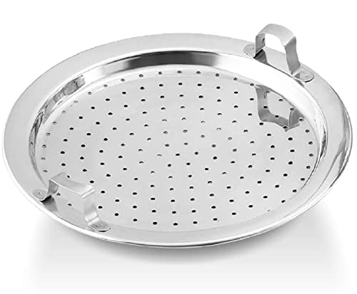 Image of LiMETRO STEEL Stainless Steel Induction Base Multi Kadhai /Idli Cooker /Kadai Streamer with Stainless Steel lid (6 Plates, 14 Idli) (2 Idli Plates, 2 Dhokla Plates, 1 Steamer, 1 Mini Idli Plate)