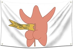 College Dorm Room Girls Patrick Star Decoration Rave Flag