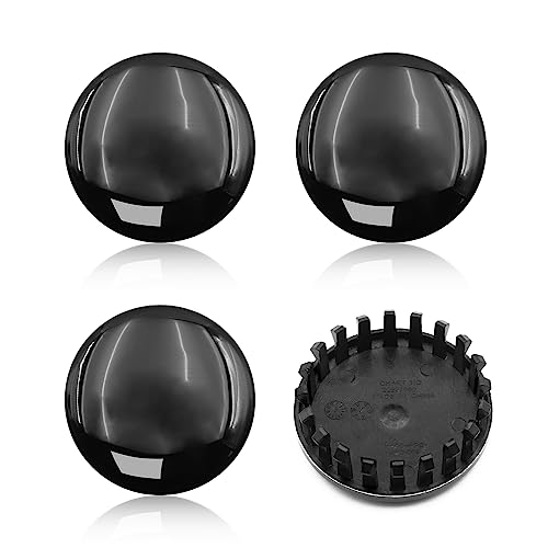 Cache-moyeux 83mm noir brillant pour remplacer un enjoliveur perdu ou abîmé sur Yukon